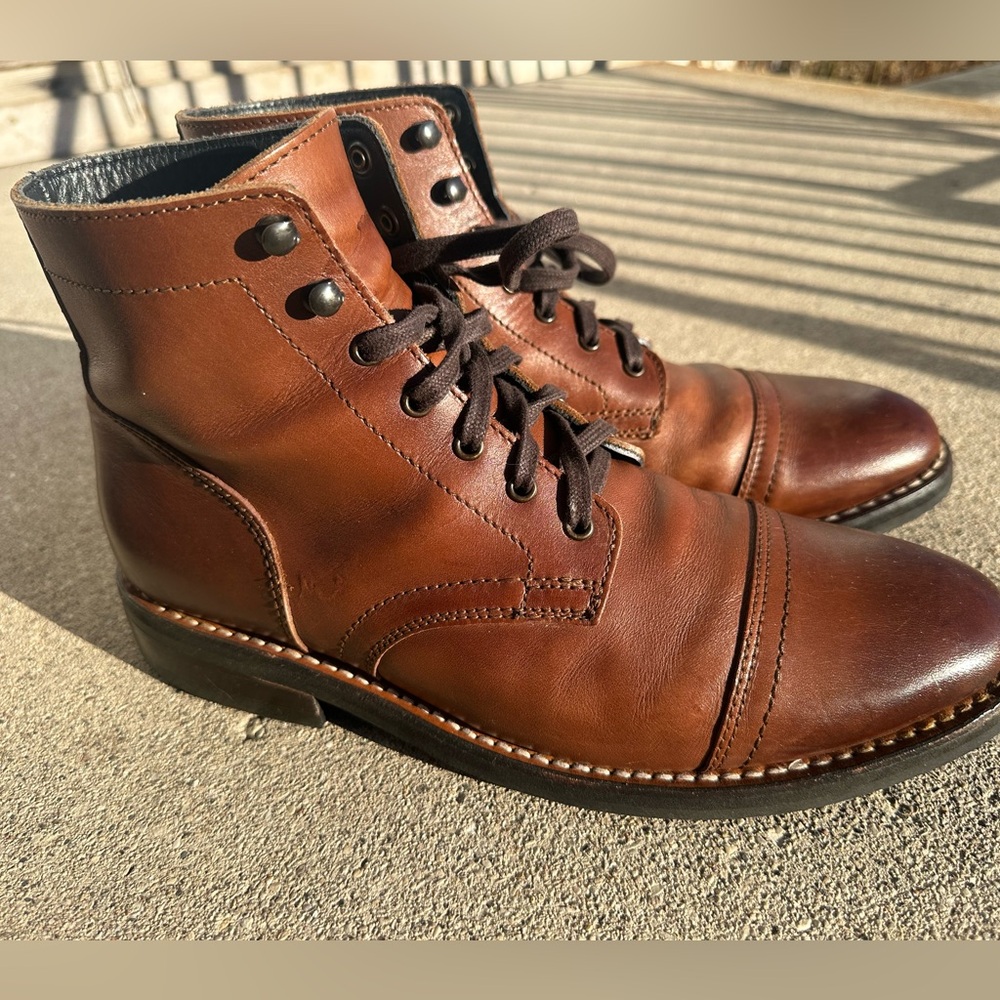Thursday boots size 10. The style is called captain I believe.VGUC
